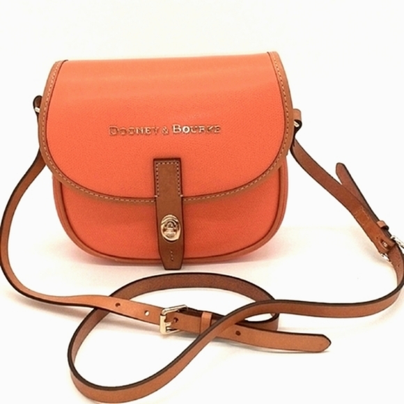 Dooney & Bourke Handbags - Dooney & Bourke small leather crossbody (Orange)